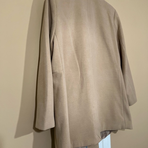 Susan Graver Faux Wool Coat Fully Lined - Picture 9 of 11